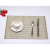 Factory Direct Supply European-Style Insulated Placemat Texlin PVC Twisted Curtain Placemat