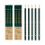 Dasheng 10 Hexagonal Green Rod HB Pencils Non-Lead-Poisonous 2B Exam Drawing Special Wooden Pencils Factory Direct Sales