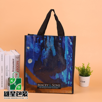 Factory Customized Non-Woven Bag Customized Laminated Non-Woven Bag Non-Woven Bag Clothing Shopping Handbag Printed Logo