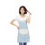 Cotton and Linen Sleeveless Double-Layer Apron Kitchen Oil-Proof and Antifouling Work Clothes Set Logo Overclothes