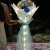 New Rose Bounce Ball Valentine's Day Little Prince Confession Wedding Decoration Balloon Bouquet Stall Toy Luminous