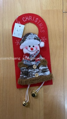 Christmas Doll Christmas Door Hanging Christmas Decorations New with Bell