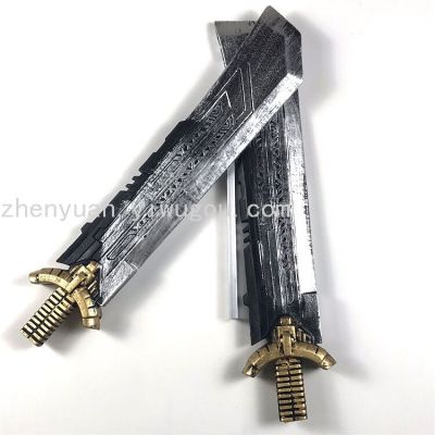 Avengers 4 Thanos Double Edge Knife Thanos Weapon Props Films and Television Products 1:1cos Toy Saber