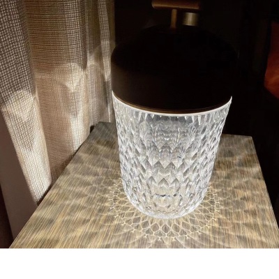 Hermes Crystal Table Lamp Intelligent Dimming Atmosphere Small Night Lamp Creative Charging Pelican Diamond Table Lamp