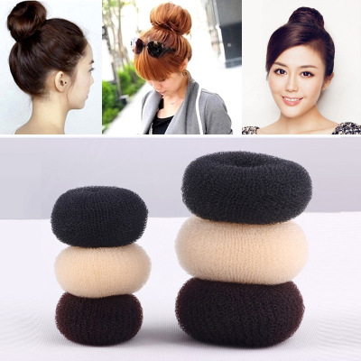 Korean Head Hair Band Headwear Lazy Bud-like Hair Style Balls Fluffy Unset Hair Band Silk Yarn Braided Hair Tie Hair Artifact
