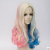 Cosplay Wig Movie Suicide Squad Harleen Quinzel Clown Girl Harley Quinn Gradient Wig