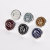 Africa Hot Sale Plastic Button Electroplating Button Uniform Military Uniform Coat Accessories Button Wholesale Can Be Customized