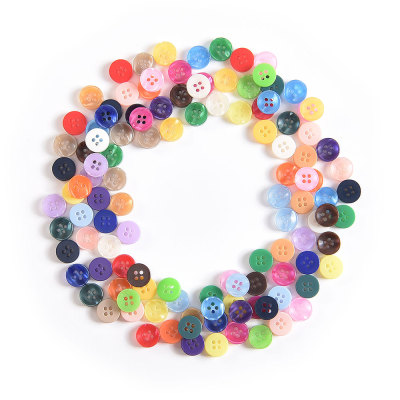 Factory Direct Color Plastic Button Shirt Button Resin Button Handmade DIY Decorative Button Wholesale Customizable