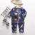 Mufurui One Piece Dropshipping Children Toddler Spring and Autumn Thin Long Sleeve Pajamas Cartoon Pattern Single-Breasted Top Suit