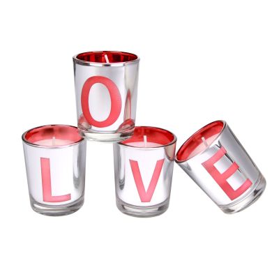 Valentine's Day Gift Box Packaging Household Smoke-Free Aromatherapy Candle Wedding Gift Glass Jar Plant Clear Oil Candle