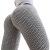 Amazon EBay Women's Jacquard Honeycomb Gym Pants Peach Hip High Waist Running Fitness Tight Yoga Trousers