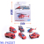 Scooter Alloy Police Car Children's Toy Car Toy Model Children's Cartoon Car Helicopter F42357