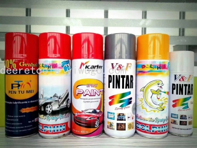 Automatic Apray Paint Graffiti Hand-Cranked Spray Paint Advertising Furniture Wall Paint Silver Black White Paint Can
