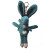 Plush Toy Cute Rabbit Doll New Striped Rabbit Bag Bouquet Keychain Pendant Scarf Rabbit Accessories