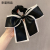 Korean Ins Simple Silky Large Bow Ribbon French Style Large Intestine Ring Ponytail Bun Hair Rope Hair Accessories Women