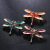 Enamel Drop Oil Dragonfly Breastpin Corsage Female Fashion Rhinestone-Encrusted Animal Pin Costume Accessories Brooch