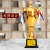 Creative Metal Trophy Custom Badminton Basketball Football Taekwondo Large Competition Golden Champion Cup Custom