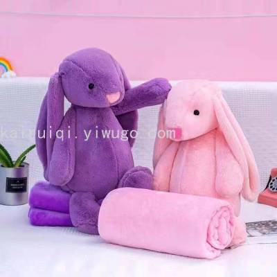 Cartoon Style Pillow Pillow Multifunctional Nap Pillow Airable Cover Coral Fleece Blanket Cushion