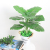  and Tea Table TV Wall Decoration Alocasia Macrorrhiza Green Radish Pattern Taro Leaf Small Handle Beam Green Plant Pot