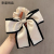 Korean Ins Simple Silky Large Bow Ribbon French Style Large Intestine Ring Ponytail Bun Hair Rope Hair Accessories Women