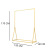 Display Stand Floor Clothesline Pole Clothes Hanger Gold Women 'S Clothing Store Shelf Iron Clothes Rack Display Hanger