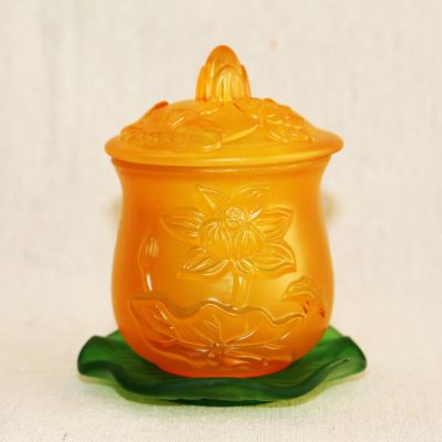 Domestic Buddhist Hall Buddish Prayer Set Holy Grail Home Buddha Worship Glaze Water Filter Jug Lotus Water Cup Whole