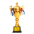 Creative Metal Trophy Custom Badminton Basketball Football Taekwondo Large Competition Golden Champion Cup Custom