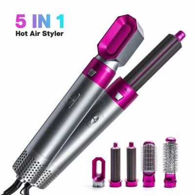 5 and 1 Hair Straightener Hair Curler Hair Perm Splint Multifunctional Electric Hair Curler Style Shaper