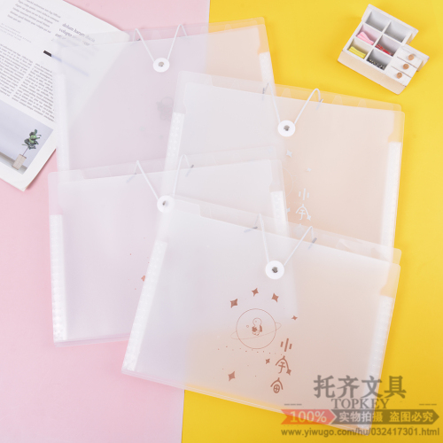 in stock a4 multi-layer folder file holder buggy bag info booklet folder large capacity file package ticket clips