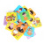 Children's Double-Sided Puzzle Reading Card Kindergarten Enlightenment Early Education Card with Pictures and No Pictures Cognitive Card Books for Early Education