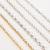 Fancy Claw Chain Colorful Drill Chain Decorative Necklace Accessories Decorative Materials Wholesale Customizable