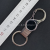 Alloy Leather 8-Shaped Keychain Advertising Gifts Promotional Gifts Creative Keychain Tourist Souvenirs