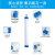 Stall Lighting Lamp Mobile Rechargeable Light Household Power Failure Emergency Light Magnet Rechargeable Light Tube