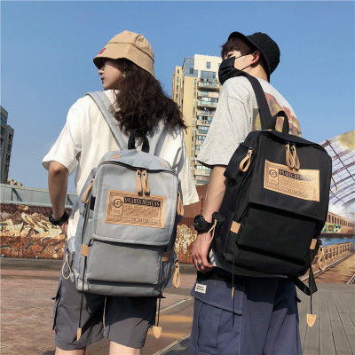 Korean Style Female Middle School Student Schoolbag Wholesale Backpack Men's Custom Logo Large Capacity Travel Bag Business Computer Backpack