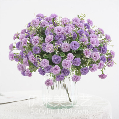 HighEnd Artificial Flower Hydrangea Carnation Wedding Home Furnishing Display Decorative Soft Outfit Design Fake Flower