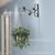 EuropeanStyle Modern WallMounted Iron Flower Basket Wall Decoration Hanging Basket Flower Rack Metal Hanging Flower Rack