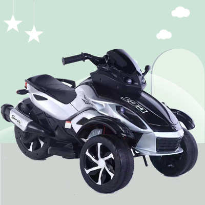 Children 'S Electric Car Three-Wheeled Electric Motorcycle Can Sit 3-7 Years Old Baby 'S Toy Car Off-Road Beach Battery Car