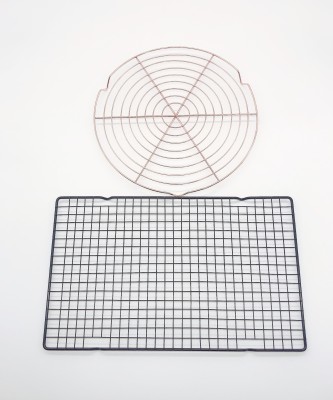 Carbon Steel + Non-Stick Finish Baking Cake Cold Rack Cooling Stand Non-Stick Biscuit Drying Rack Bread under-Cut Drying Net