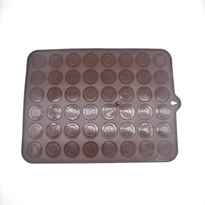 Baking Utensils Silicone Macaron Pad 48 Cup with Pot Set Macaron Silica Gel Pad Silicone round Baking Paper