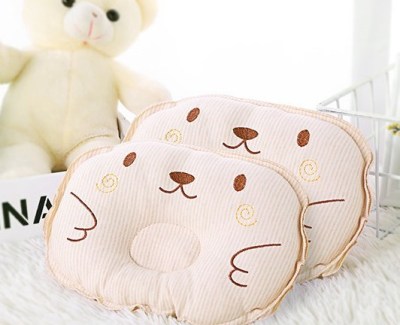 Baby Pillow Newborn Baby Pillow Colored Cotton Baby Correction Anti-Deviation Head Sleeping Pillow Pure Cotton Children's Pillow