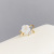 Fashion Shell Petal Zircon Ring Female Personality Simple Index Finger Ring Ins Popular Net Red Same Style Open Ring