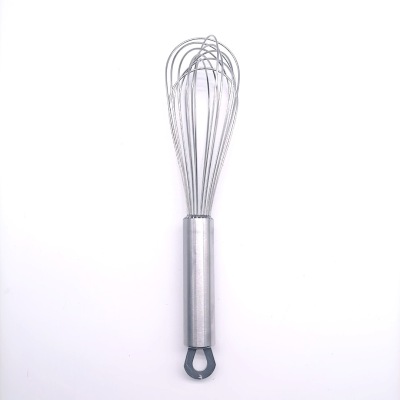 10 Lines Stainless Steel Eggbeater Stainless Steel Eggbeater Baking Tools Plastic Manual Eggbeater 28. 5cm