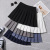 Plaid Skirt for Women Summer Autumn Winter 2021 New Korean JK Black High Waist A- line Skirt Student Pleated Skirt
