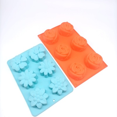 Pudding Chocolate Mold Baking Tool Silicone Cake Mold Cake Plate Flower Cake Mold