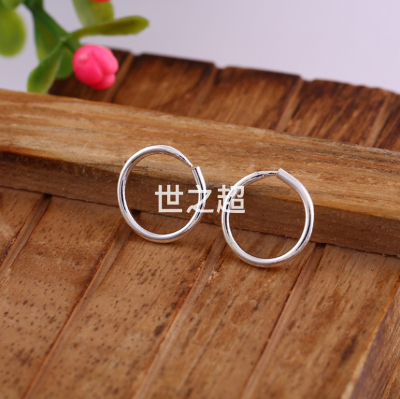 Korean Fashion Small Ear Ring Silvering Earrings Temperament Wild Mini Ear Cuff Ear Clip Ins Style