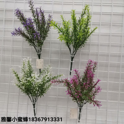 Home Decoration Bonsai Accessories Flower Arrangement with Balcony Set 9495#7 Fork Winter Grass