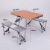 Chairs One Table Four Chairs Aluminum Alloy OnePiece Simple and Portable Night Market Stall Table Stall Folding Table