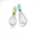 5-Wire Manual Egg Beater Silicon Pp Handle Thickened Stainless Steel Eggbeater Egg Beater Baking Tools Plastic Manual Egg Beater