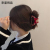 Girl Bow Large Grip Korean Barrettes Back Head Elegant Graceful Exquisite Bun Hair Claw
