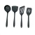 High Temperature Resistant Silicone Shovel Kitchenware 18-Piece Set Kitchen Non-Stick Pan Shovel Set Soup Spoon Cooking Tools